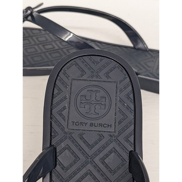 Tory Burch Black Bow Sandals - Picture 6 of 8